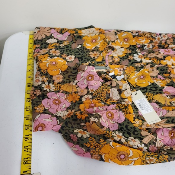 Never Fully Dressed Womens Y2K Long Sleeve Floral Boho Maxi Dress Size 4 Sheer - Picture 8 of 14